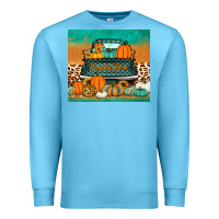 Ocean Blue pumpkin farm truck tumbler Premium Sweatshirt - Jasminsmagicworld