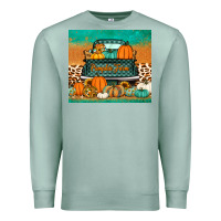 Seafoam pumpkin farm truck tumbler Premium Sweatshirt - Jasminsmagicworld
