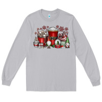 Moon Dust Christmas Coffee Drink Long Sleeve Tee - CowhideDigitalArt
