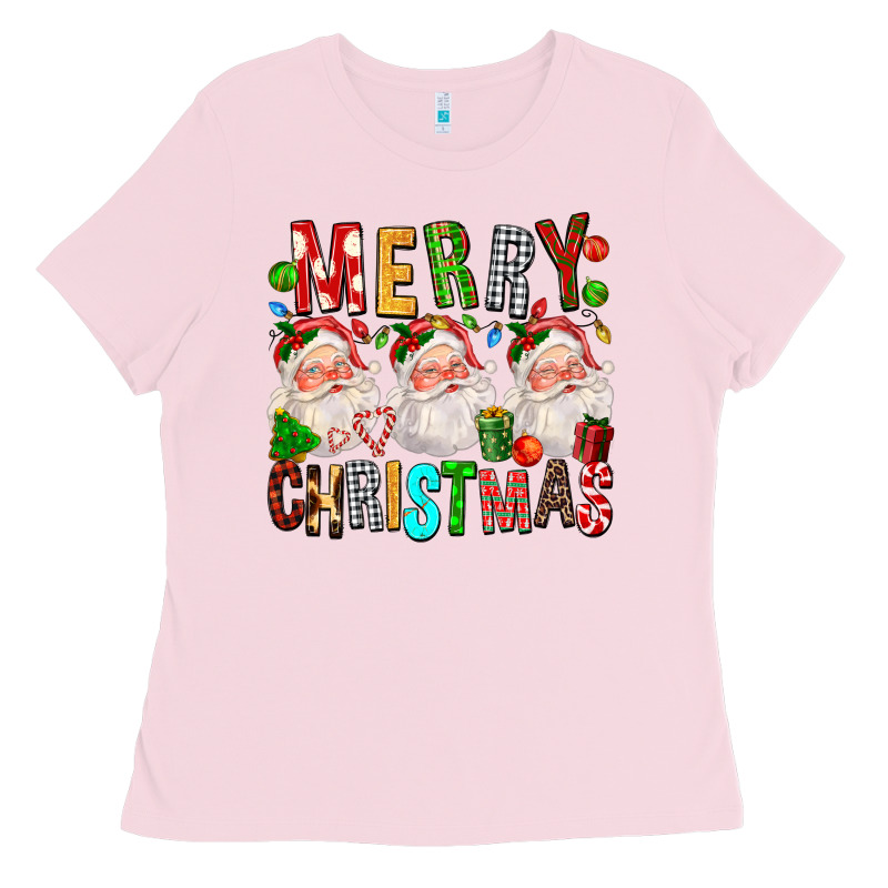 Merry Christmas Santa Ladies Tee by FaDigitalArtStudio | Teevron