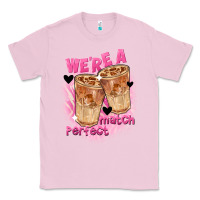 Bubblegum Pink We're a perfect match Valentine's Day Classic Tee - FaDigitalArtStudio