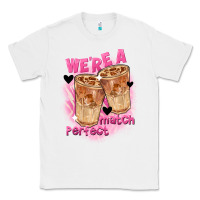 White We're a perfect match Valentine's Day Classic Tee - FaDigitalArtStudio