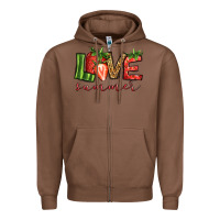 Chestnut love summer strawberry Zipper Hoodie - Jasminsmagicworld