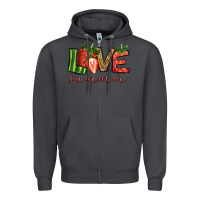 Smoke love summer strawberry Zipper Hoodie - Jasminsmagicworld