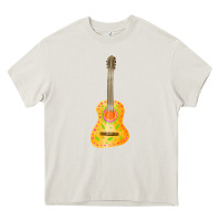 Cream mexican vihuela fa element 1 Heavy Core Tee - FaDigitalArtStudio