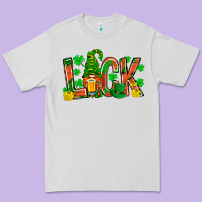 Luck With Gnome And Beer Bbs Premium Tee Designed By Bundleandbundleshop