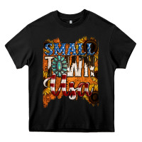 Black small town usa gemstone Heavy Core Tee - Jasminsmagicworld