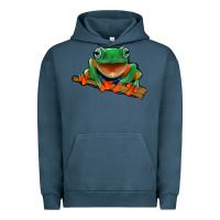 Pigment Midnight Navy frog Urban Hoodie - Jasminsmagicworld