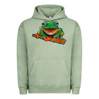 Pigment Oil Green frog Urban Hoodie - Jasminsmagicworld