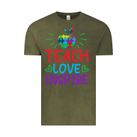 Vintage Olive teach love inspire Vintage Tee - CowhideDigitalArt