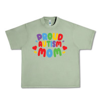 Oil Green LIL Autism Mom Urban Heavy Tee - CowhideDigitalArt