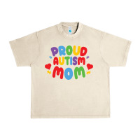 Sandshell LIL Autism Mom Urban Heavy Tee - CowhideDigitalArt