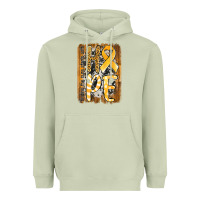 Matcha finding the cure starts with hope childhood cancer awareness  with bac Heavyweight Hoodie - Jasminsmagicworld