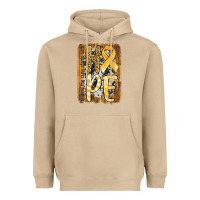Mushroom finding the cure starts with hope childhood cancer awareness  with bac Heavyweight Hoodie - Jasminsmagicworld
