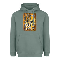Sage finding the cure starts with hope childhood cancer awareness  with bac Heavyweight Hoodie - Jasminsmagicworld