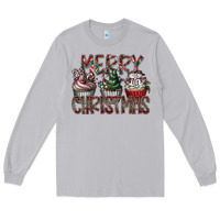 Moon Dust Merry Christmas Long Sleeve Tee - CowhideDigitalArt