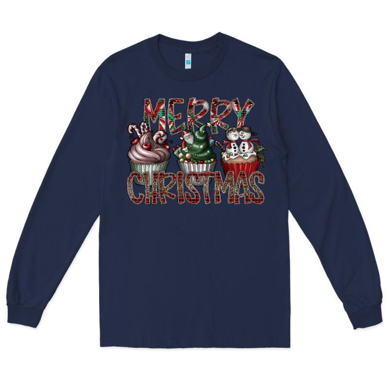 Merry Christmas Long Sleeve Tee by CowhideDigitalArt | Teevron
