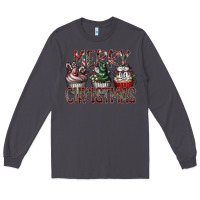 Smoke Merry Christmas Long Sleeve Tee - CowhideDigitalArt