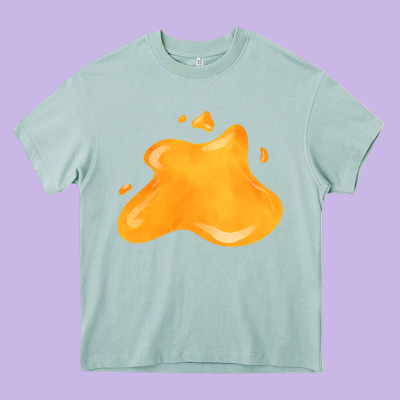 Honey Splash 2 Fa Element Heavy Core Tee Designed By Fadigitalartstudio