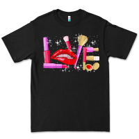 Black makeup artist t  shirt makeup artist love cosmetician fashion t  shirt Premium Tee - linhVisuals