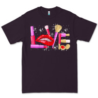 Plum makeup artist t  shirt makeup artist love cosmetician fashion t  shirt Premium Tee - linhVisuals