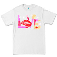 White makeup artist t  shirt makeup artist love cosmetician fashion t  shirt Premium Tee - linhVisuals