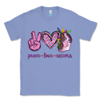 Colony Blue Peace Love Unicorn Classic Tee - Jasminsmagicworld