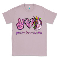 Lilac Peace Love Unicorn Classic Tee - Jasminsmagicworld