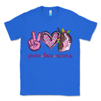 True Royal Peace Love Unicorn Classic Tee - Jasminsmagicworld