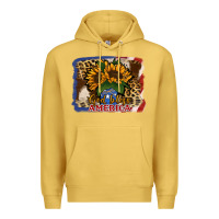 Antique Gold Patriotic Sunflower God Bless America Premium Hoodie - Jasminsmagicworld