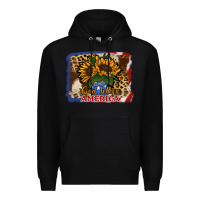 Black Patriotic Sunflower God Bless America Premium Hoodie - Jasminsmagicworld