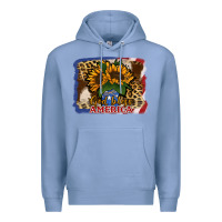 Patriotic Sunflower God Bless America Premium Hoodie | Teevron