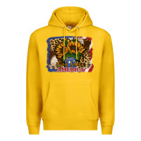 Lemon Patriotic Sunflower God Bless America Premium Hoodie - Jasminsmagicworld