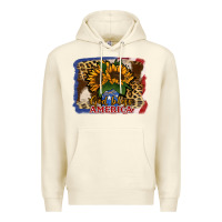 Sandshell Patriotic Sunflower God Bless America Premium Hoodie - Jasminsmagicworld