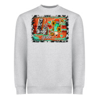 Heather Grey western back to school 4th grade Heavyweight Sweatshirt - Jasminsmagicworld