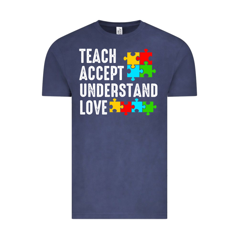 Teach Accept Understand Love Vintage Tee by CowhideDigitalArt | Teevron
