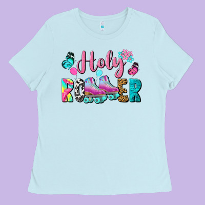 Holy Roller Ladies Tee Designed By Bundleandbundleshop