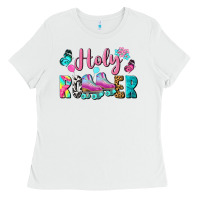 White holy roller Ladies Tee - BundleAndBundleShop