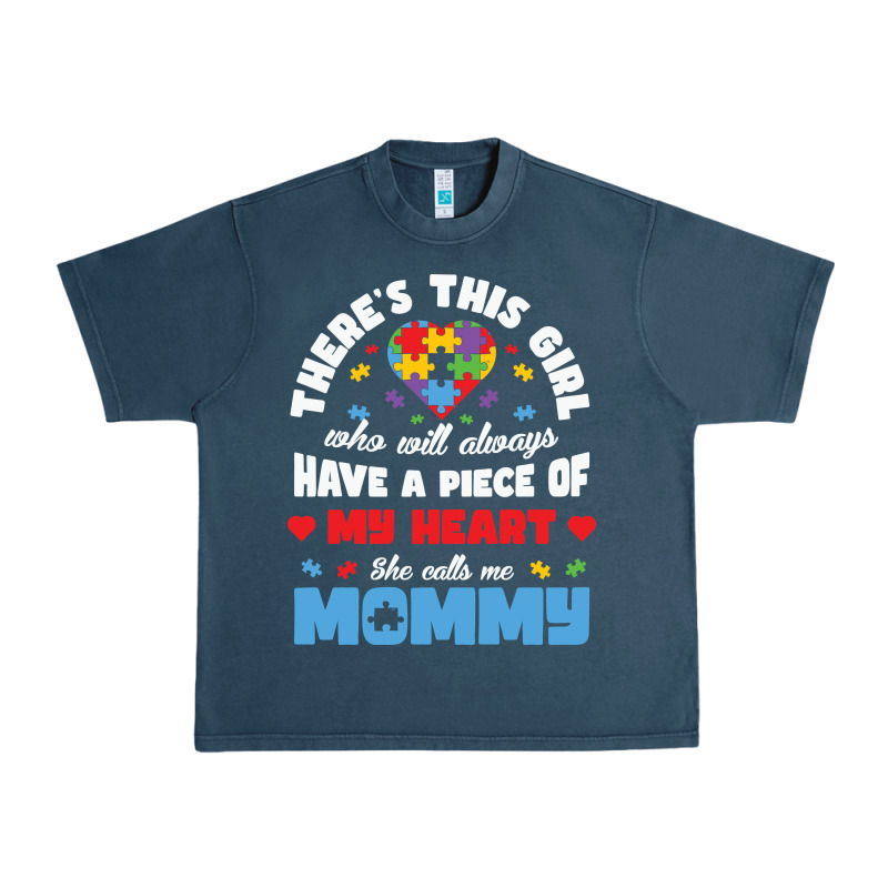 Lil Autism Mom Urban Heavy Tee by CowhideDigitalArt | Teevron