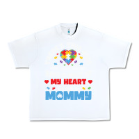 White lil autism mom Urban Heavy Tee - CowhideDigitalArt
