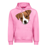 Fuchsia Pink Jack Russel Urban Hoodie - Jasminsmagicworld