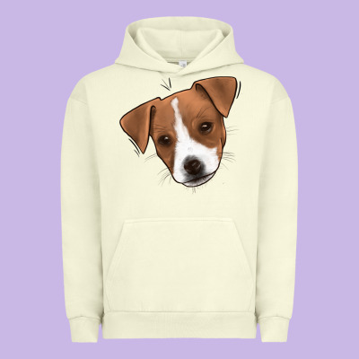 Jack Russel Urban Hoodie Designed By Jasminsmagicworld