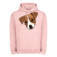 Pigment Salmon Jack Russel Urban Hoodie - Jasminsmagicworld