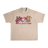 French Oak peace love cupid Urban Heavy Tee - RanaPortraitStore