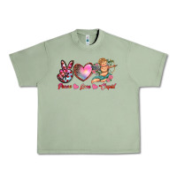 Oil Green peace love cupid Urban Heavy Tee - RanaPortraitStore