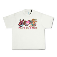 Pistachio peace love cupid Urban Heavy Tee - RanaPortraitStore