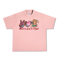 Salmon peace love cupid Urban Heavy Tee - RanaPortraitStore