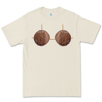 Bone coconut bra easy adult halloween tiki party costume t shirt Premium Tee - linhVisuals