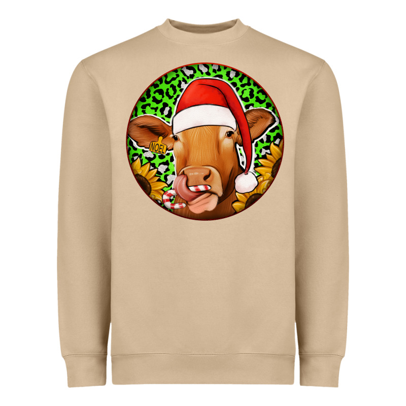 Christmas Circle Earrings Heavyweight Sweatshirt by Jasminsmagicworld | Teevron
