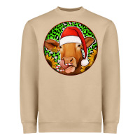 Mushroom christmas circle earrings Heavyweight Sweatshirt - Jasminsmagicworld